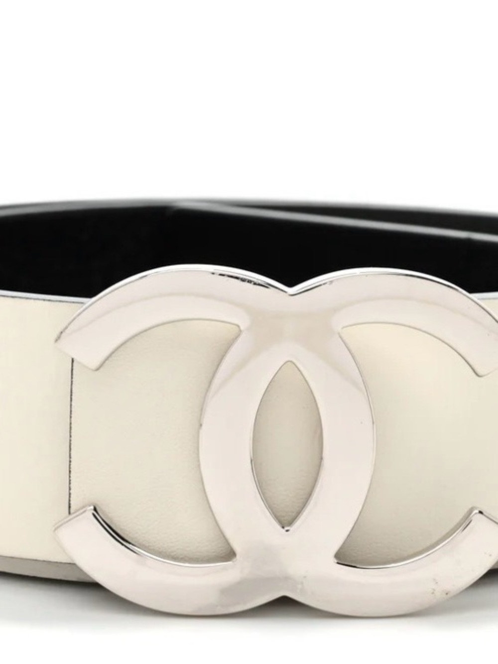 CHANEL Iconic Black Leather Women’s Belt - Picture 2 of 7